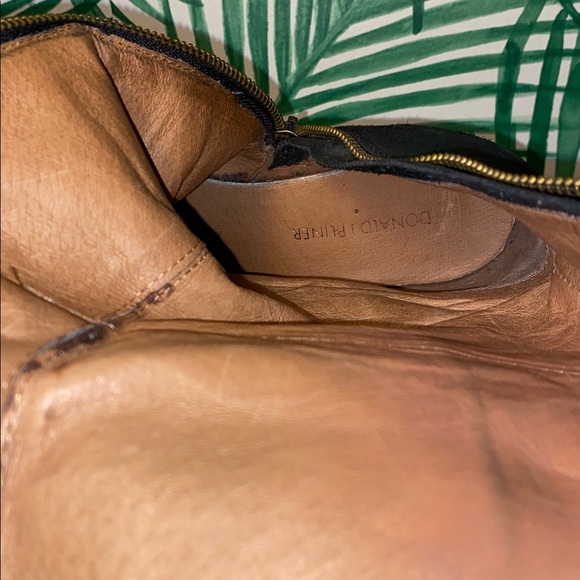 Donald J. Pliner Devi Black Distressed Suede Leather Knee High Boots 8.5 M - Picture 13 of 13